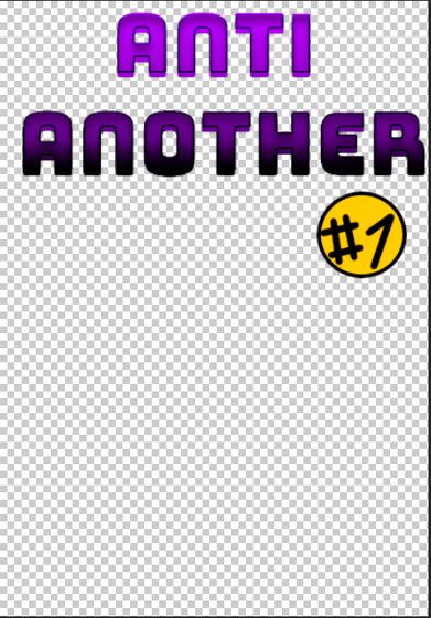 Plantilla vacía de la portada «ANTI ANOTHER #1», sin contenido.