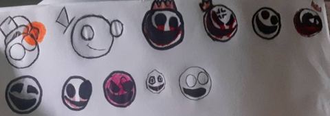 Los dibujos de Tiempos Rotos varios Cómo eran antes de ser llevados a sus cuerdas de tiemp